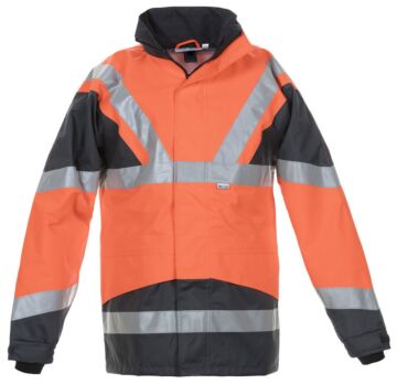 Hydrowear En20471 Parka Pluto Fluor Rood/Grijs