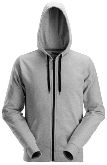 Snickers 2801 Classic Zip Hoodie Grijs