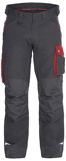 F. Engel 2810-254 Werkbroek Antraciet/Rood