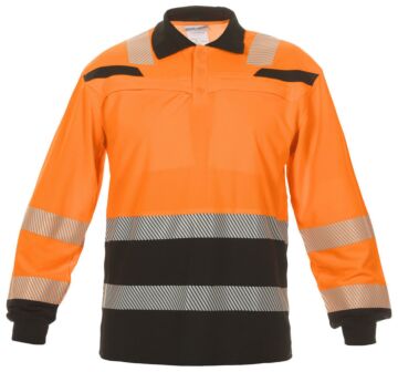 Hydrowear Tanna Polo L.M Fluor Oranje/Zwart