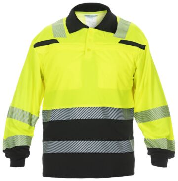 Hydrowear Tanna Polo L.M Fluor Geel/Zwart