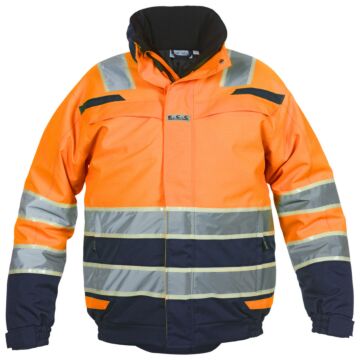 Hydrowear India En20471 Pilotjack Fluor Oranje/Marine
