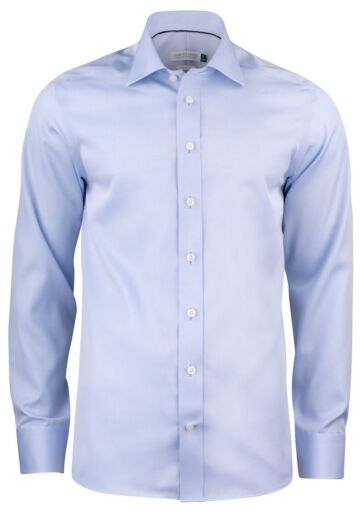 J.Harvest & Frost Gb01 Twill Hemd Slim Fit Heren Hemelsblauw