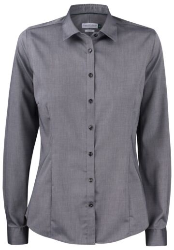 J.Harvest & Frost Gb01 Twill Hemd Dames Grijs