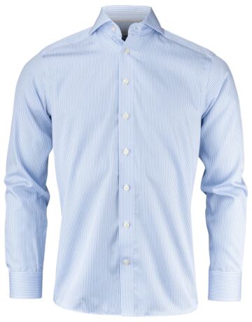 J.Harvest & Frost Yb50 Twill Hemd Slim Fit Heren Hemelsblauw/Gestreept