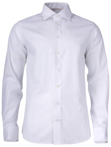 J.Harvest &amp; Frost Yb50 Twill Hemd Slim Fit Heren Wit