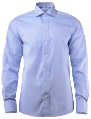 J.Harvest & Frost Yb50 Twill Hemd Slim Fit Heren Hemelsblauw
