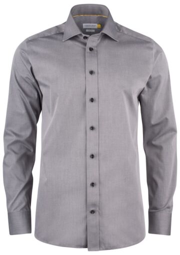 J.Harvest & Frost Yb50 Twill Hemd Slim Fit Heren Grijs