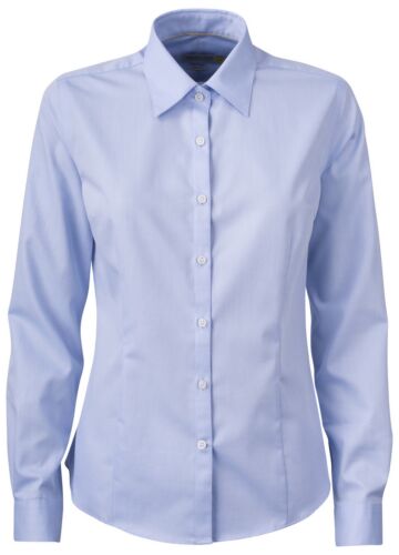 J.Harvest & Frost Yb50 Twill Hemd Dames Hemelsblauw