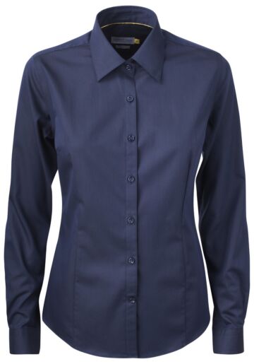 J.Harvest & Frost Yb50 Twill Hemd Dames Marine