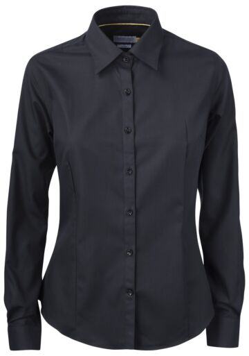 J.Harvest & Frost Yb50 Twill Hemd Dames Zwart