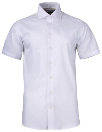 J.Harvest & Frost Yb50 Twill S/S Hemd Regular Fit Heren Wit
