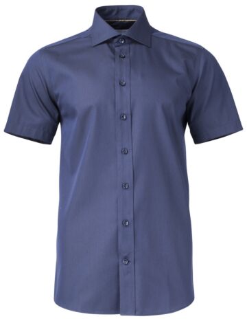 J.Harvest &amp; Frost Yb50 Twill S/S Hemd Regular Fit Heren Marine