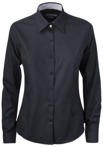 J.Harvest &amp; Frost Yb51 Twill Hemd Dames Zwart
