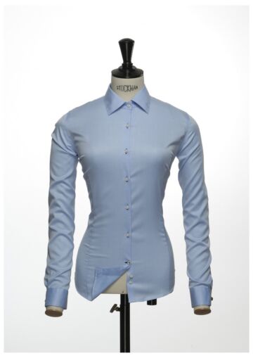 J.Harvest & Frost Bb60 Twill Hemd Dames Hemelsblauw
