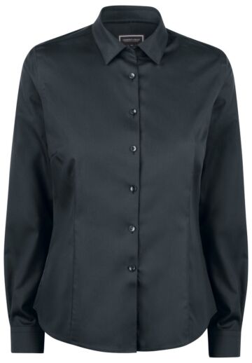 J.Harvest & Frost Bb60 Twill Hemd Dames Zwart
