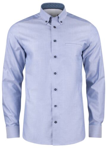 J.Harvest &amp; Frost Red Bow 121 Hemd Regular Fit Heren Blauw