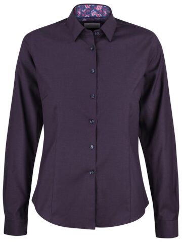J.Harvest & Frost Pb142 Oxford Stretch Hemd Dames Paars