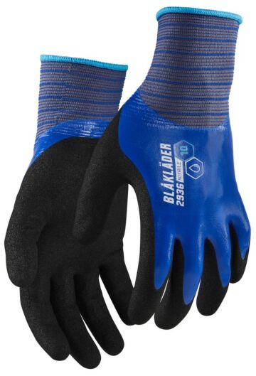 Blåkläder 2936-1457 Werkhandschoenen nitril-gedipt waterdicht Korenblauw