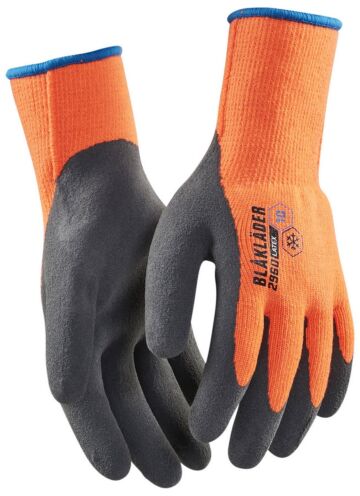 Blåkläder 2960-1450 Werkhandschoenen latex-gedipt gevoerd High Vis Oranje