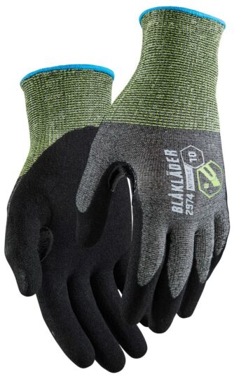 Blåkläder 2974-1471 Snijbestendige handschoenen B Nitril-gedipt Zwart