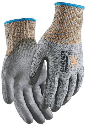 Blåkläder 2980-1472 Snijbestendige handschoenen C PU-gedipt Zwart/Wit