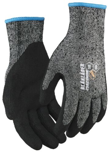 Blåkläder 2982-1407 Snijbestendige handschoenen C Nitril-gedipt gevoerd Zwart