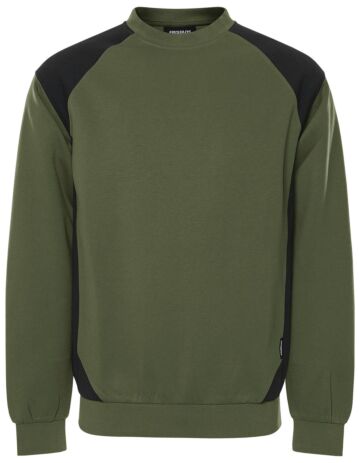 Fristads Sweater 7148 GSM Legergroen/Zwart