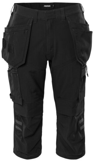 Fristads Stretch 3/4 werkbroek 2600 GLWS Zwart