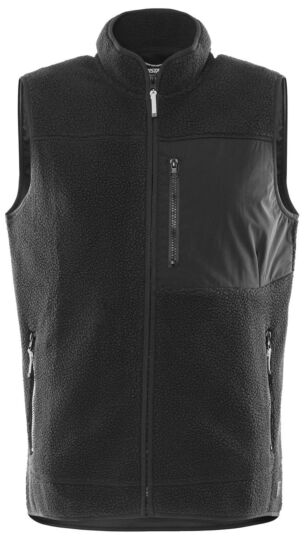 Fristads Argon microfleece vest Zwart