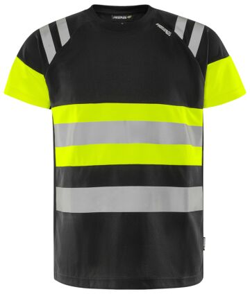 Fristads High vis T-shirt klasse 1 7880 GPST Hi-Vis Geel/Zwart