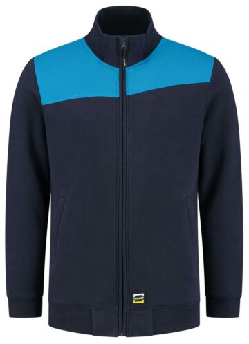 Tricorp 302014 Sweatvest Bicolor Naden Blauw/Turqouise