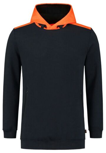 Tricorp 303005 Sweater High Vis Capuchon Blauw/Fluor Oranje