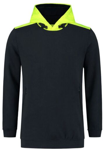 Tricorp 303005 Sweater High Vis Capuchon Blauw/Fluor Geel