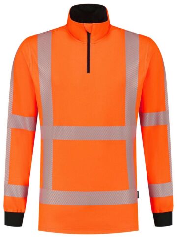 Tricorp 303701 Zip Sweater RWS Revisible Fluor Oranje