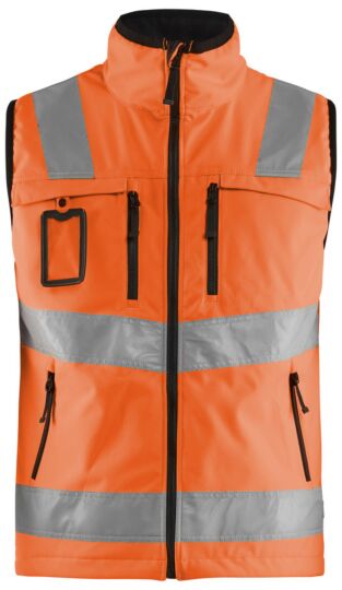 Blåkläder 3049-2517 Softshell vest High Vis High Vis Oranje