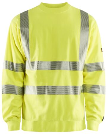 Blåkläder 3087-1762 Multinorm Sweatshirt High Vis Geel