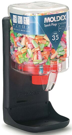 Moldex station klein met 250 paar Spark Plugs oordoppen (7825)