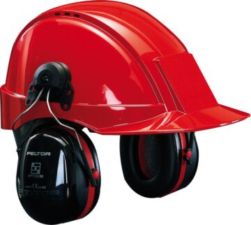 3M Peltor gehoorkap Optime III met helmbevestiging SNR 34 dB(A) (H540P3E-413-SV)