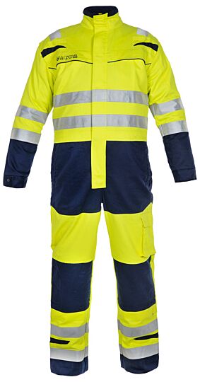 Hydrowear Mumbai Multinorm Overal Fluor Geel/Marine