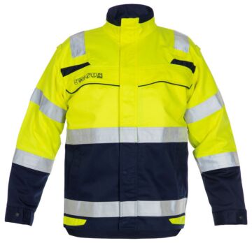 Hydrowear Medina Multinorm Jack Fluor Geel/Marine