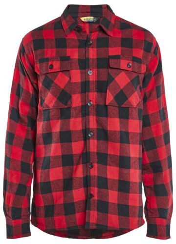 Blåkläder 3288-1168 Overhemd Flanel Rood/Zwart