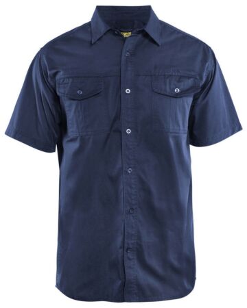 Blåkläder 3296-1190 Overhemd Twill korte mouw Marineblauw