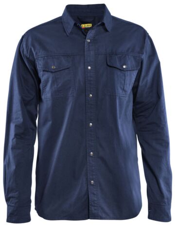 Blåkläder 3297-1135 Overhemd Twill Marineblauw