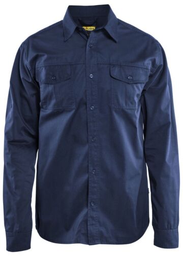 Blåkläder 3298-1190 Overhemd Twill Marineblauw