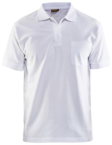 Blåkläder 3305-1035 Piqué Polo Wit