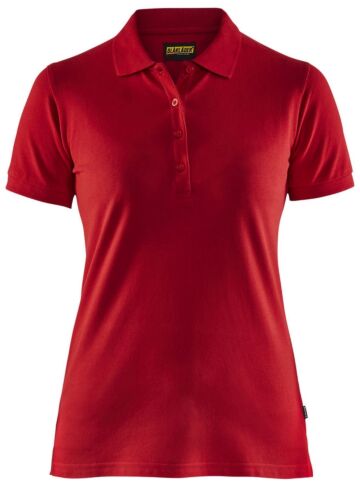 Blåkläder 3307-1035 Dames Piqué Polo Rood