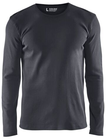 Blåkläder 3314-1032 T-shirt lange mouwen Donkergrijs
