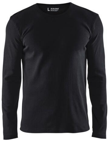 Blåkläder 3314-1032 T-shirt lange mouwen Zwart