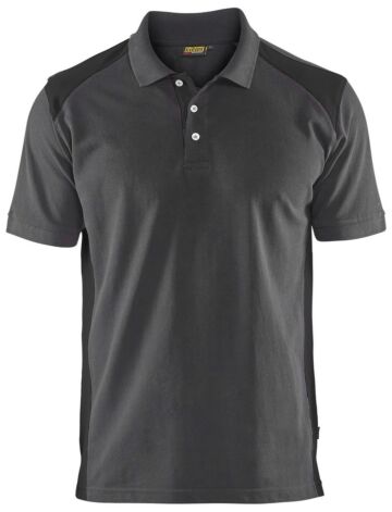 Blåkläder 3324-1050 Piqué Polo Medium grijs/Zwart